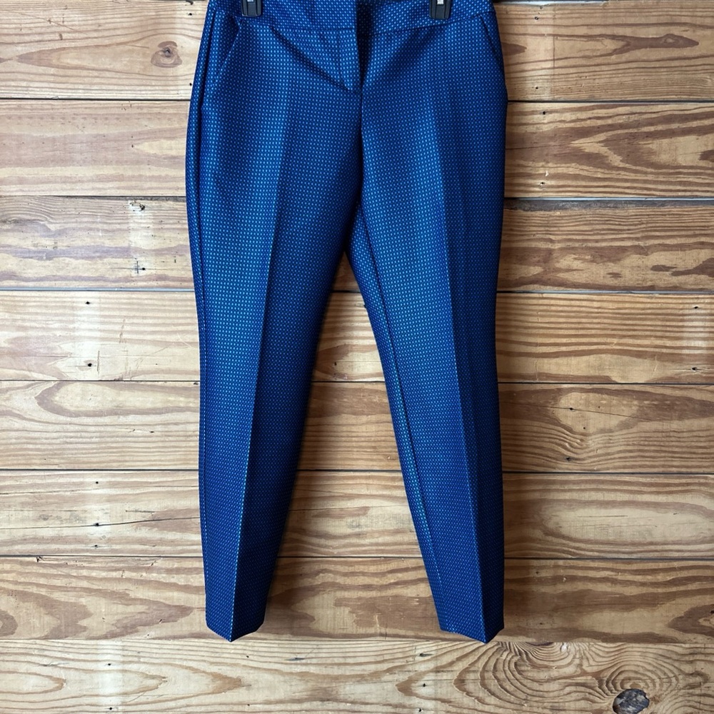 Express Navy Patterned Pants - Picture 7 of 8